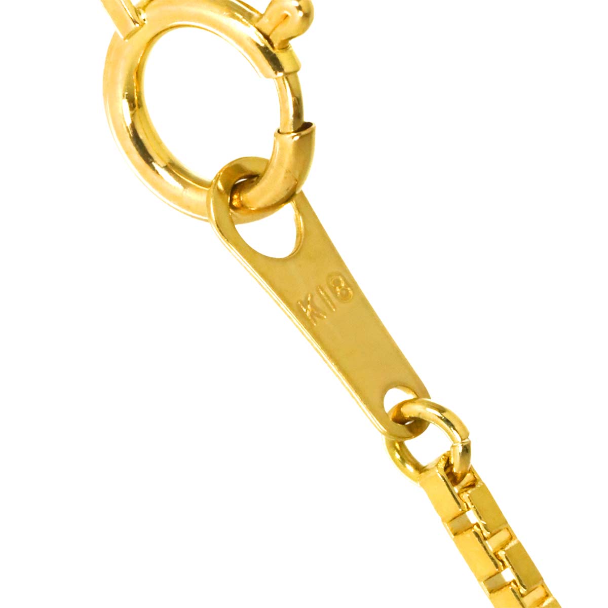 Venetian Necklace 18K K18 YG Yellow Gold 750