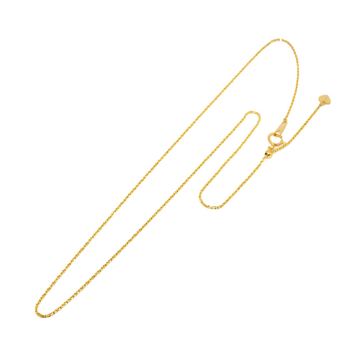 Necklace 18K K18 YG Yellow Gold 750