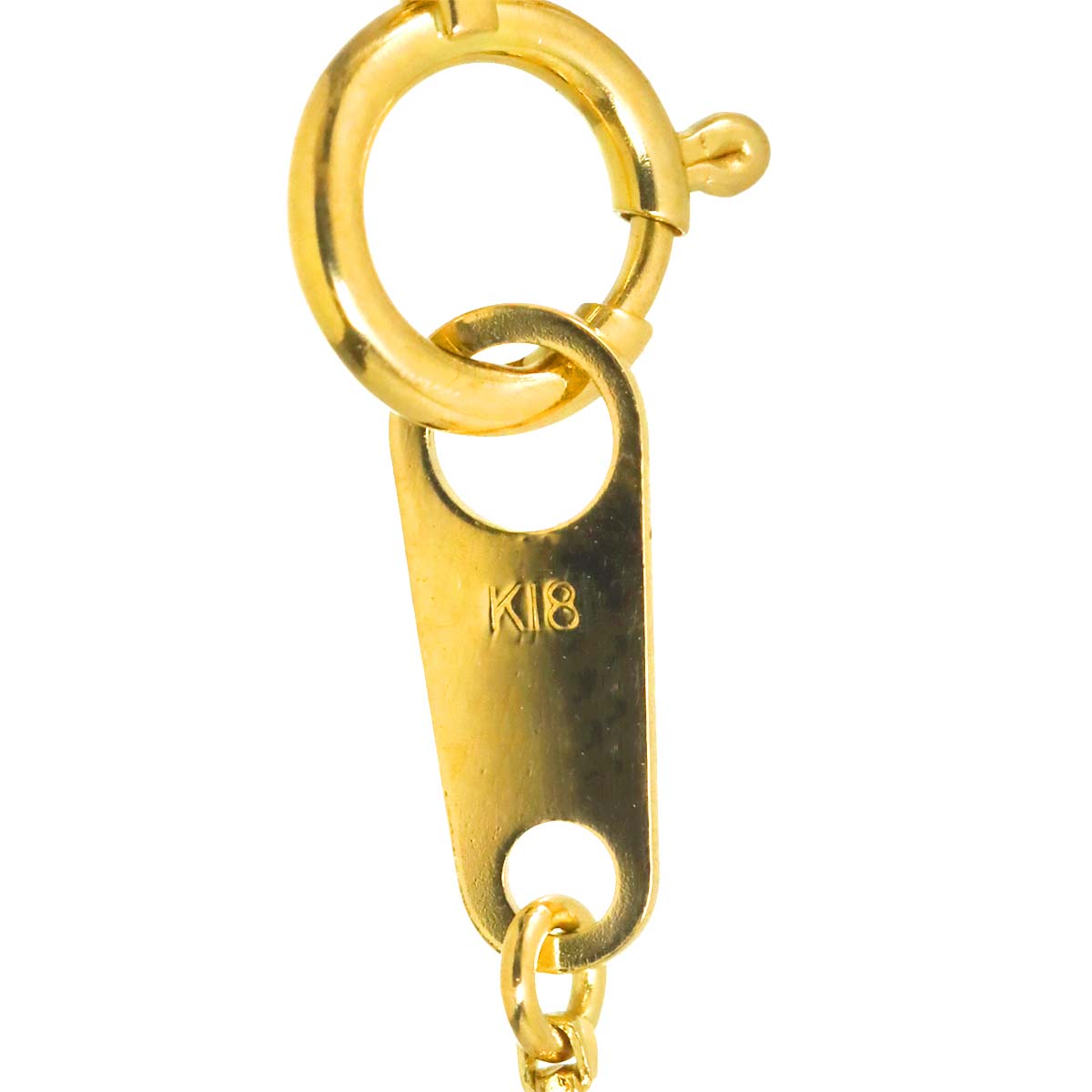 Necklace 18K K18 YG Yellow Gold 750