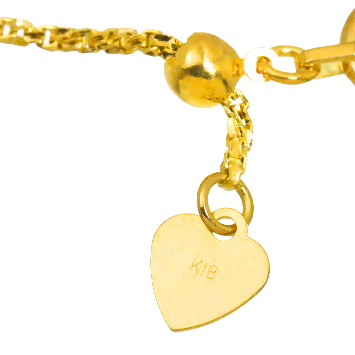 Necklace 18K K18 YG Yellow Gold 750