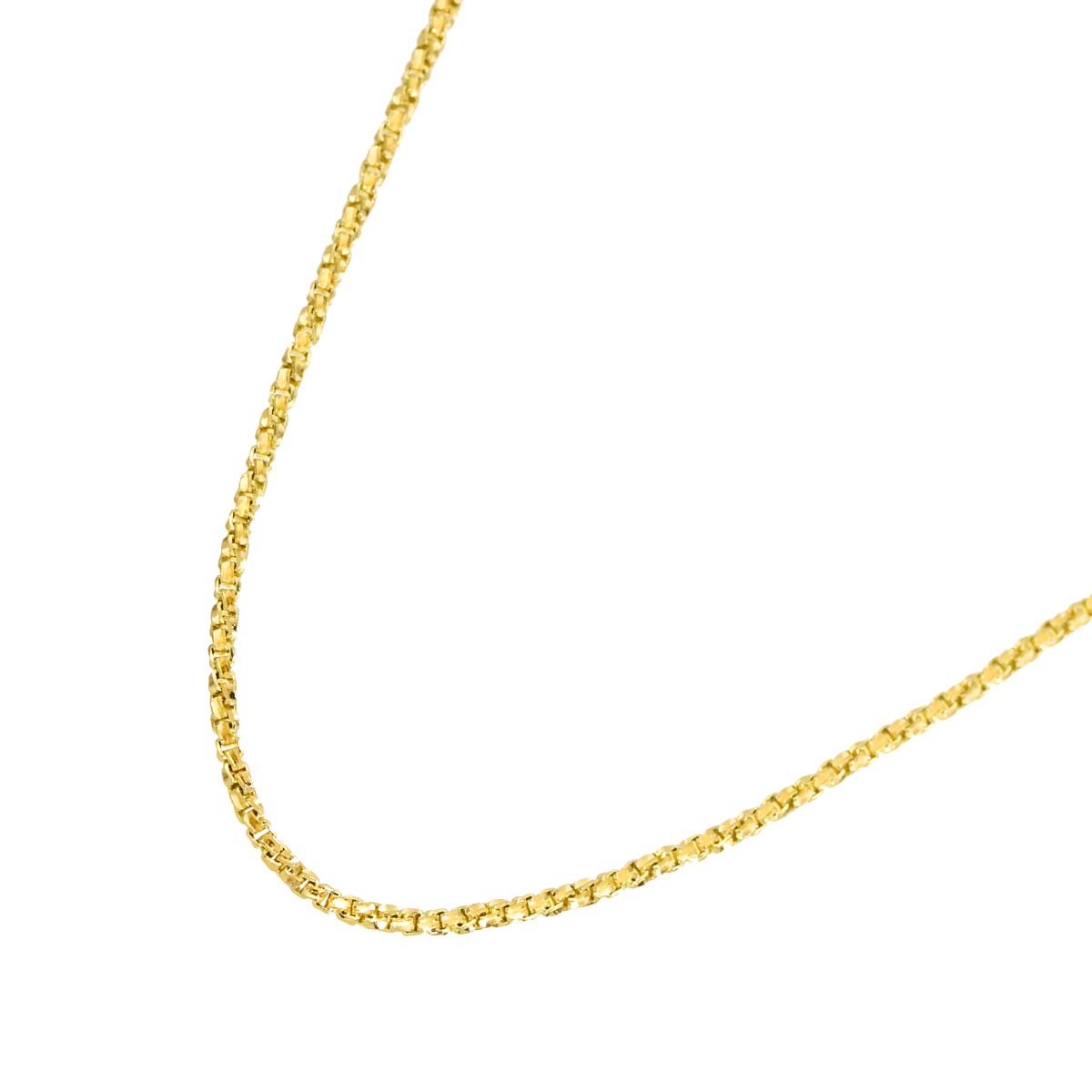 Necklace 18K K18 YG Yellow Gold 750