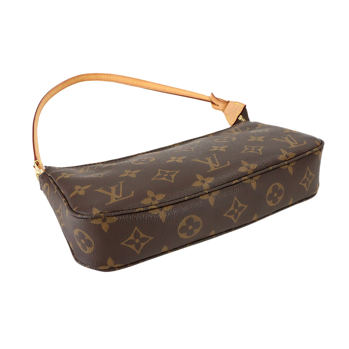 Monogram Pochette Accessoires Hand Bag Pouch Brown M40712