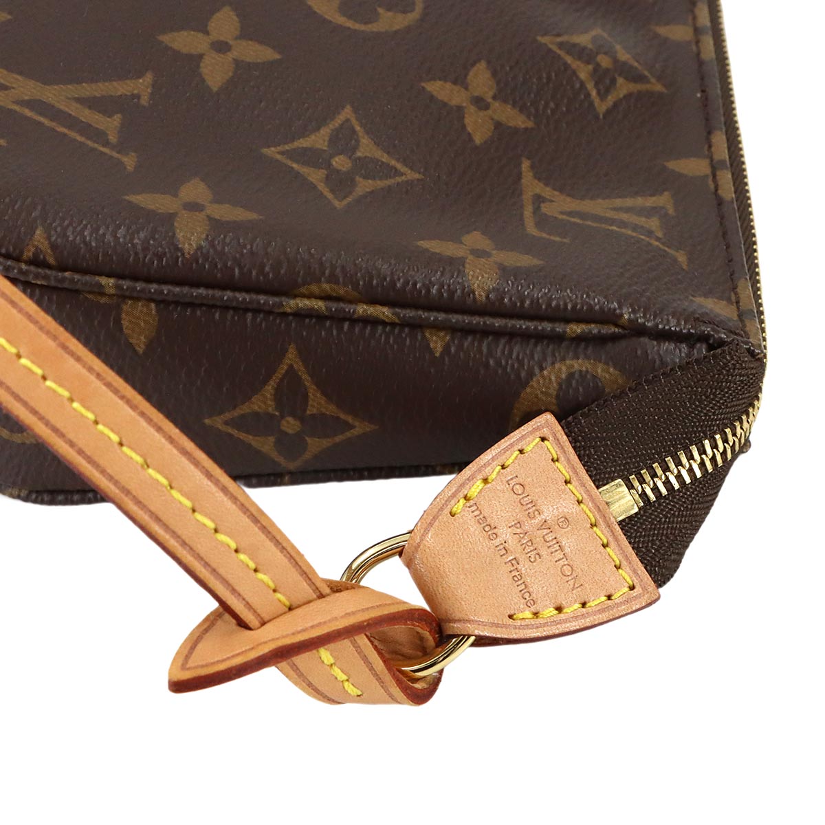 Monogram Pochette Accessoires Hand Bag Pouch Brown M40712