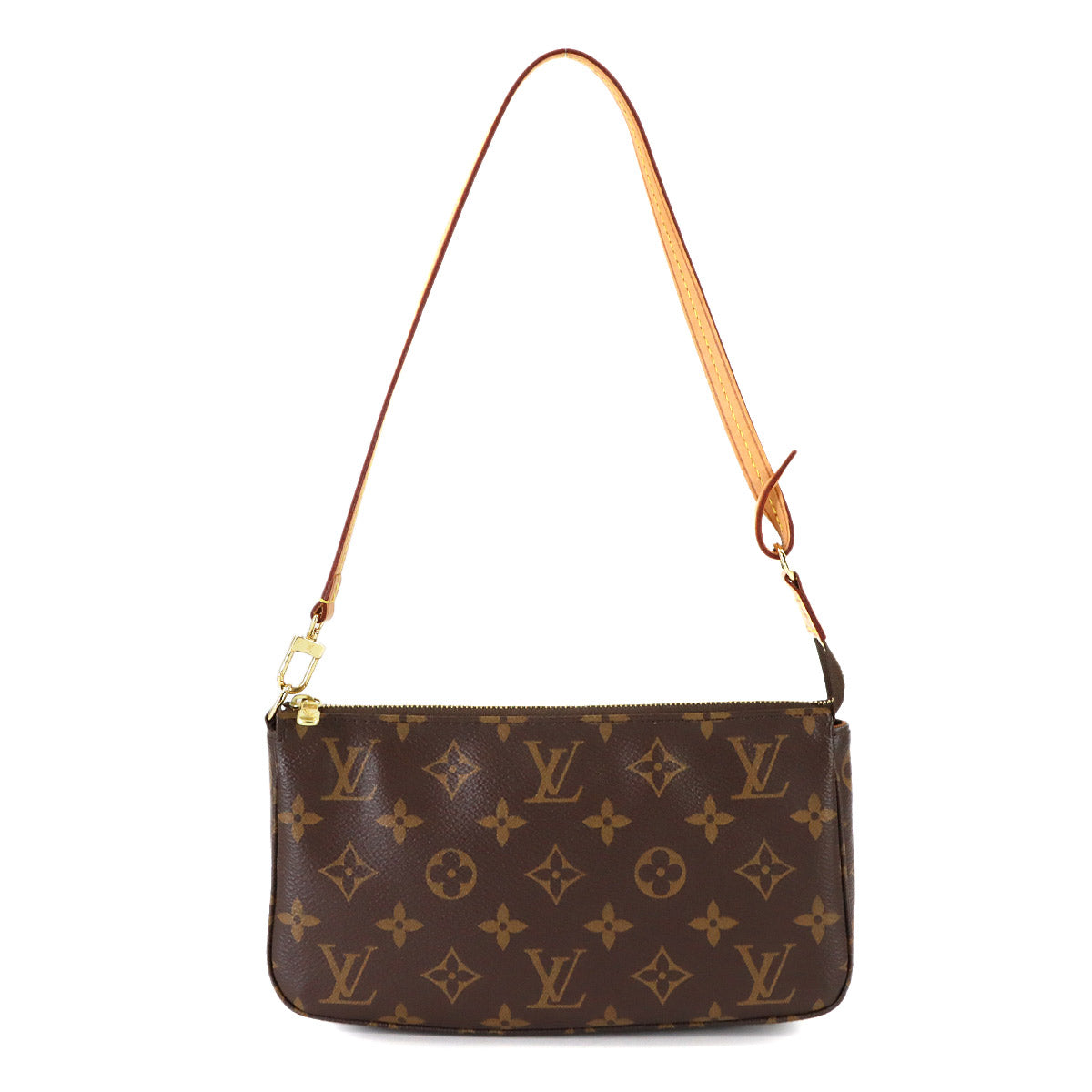 Monogram Pochette Accessoires Hand Bag Pouch Brown M40712
