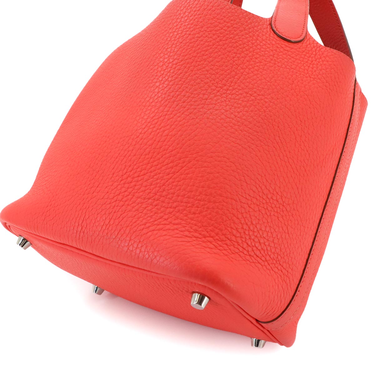 Picotin Lock PM Hand Bag Taurillon Clemence Rose Jaipur