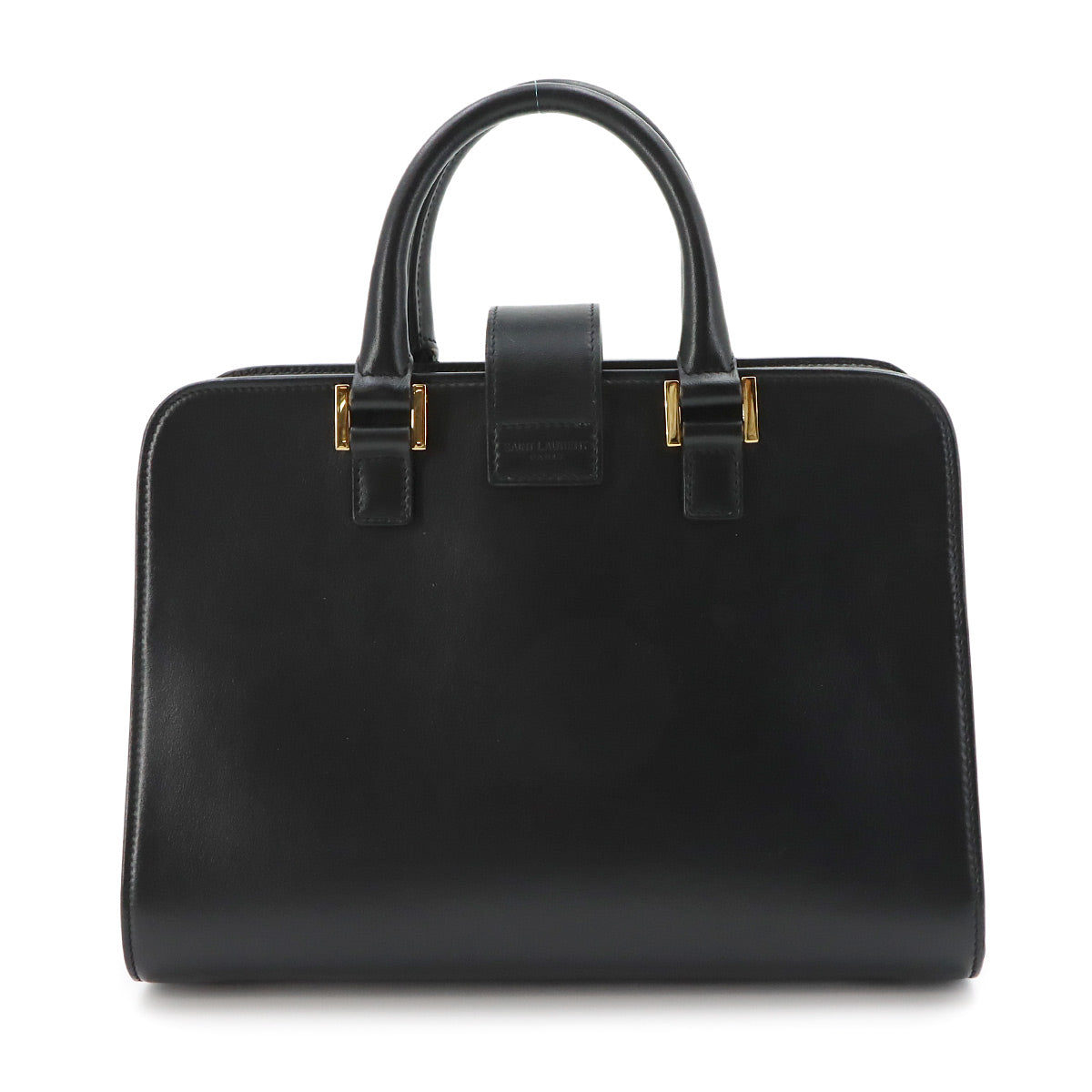 Baby Cabas Hand Shoulder Bag Leather Black 568853
