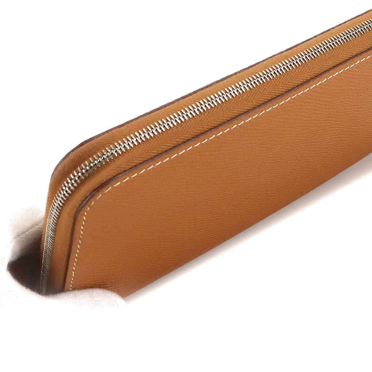 Azapp Long Silkin Long Wallet Epsom Gold Purse