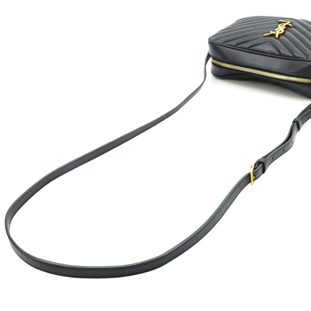 Lou Camera Shoulder Bag Leather Black 612544