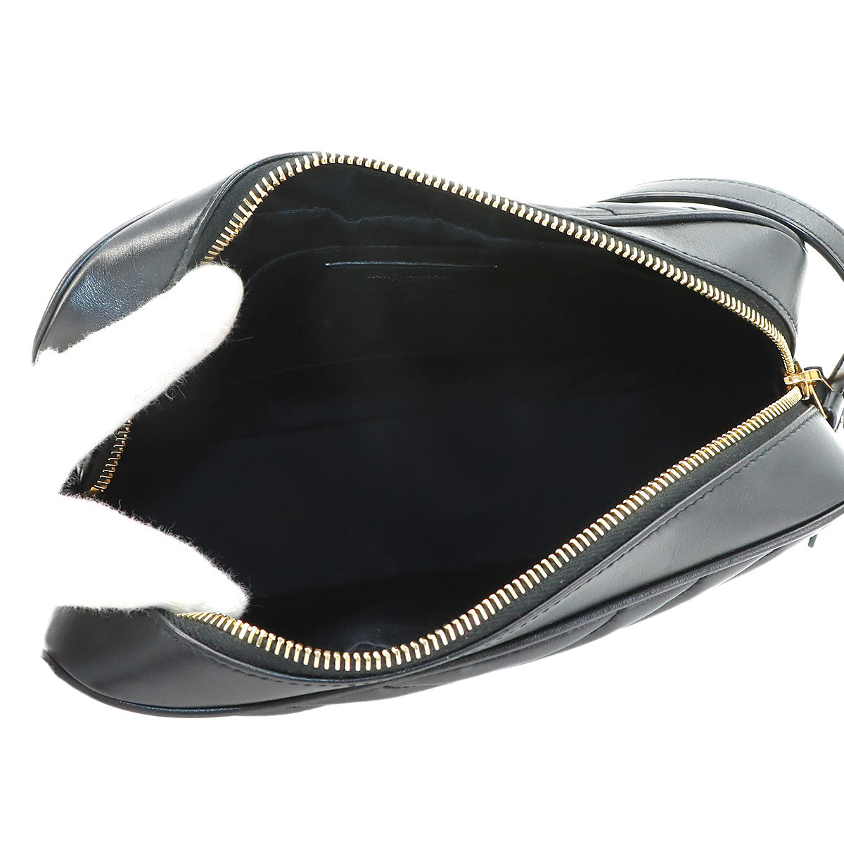 Lou Camera Shoulder Bag Leather Black 612544