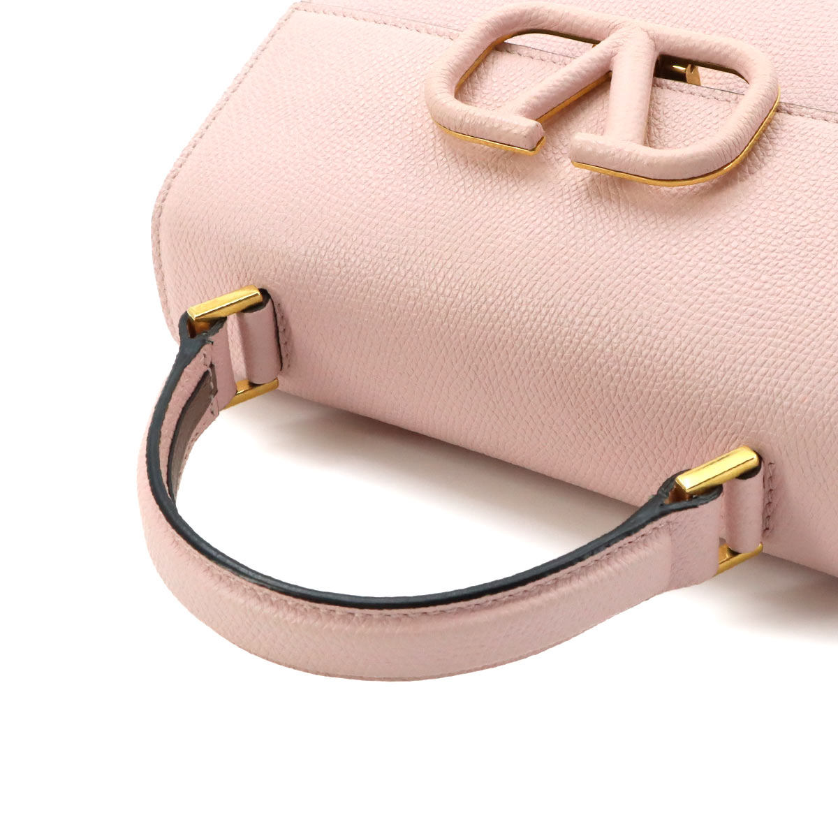 Vsling Hand Shoulder Bag Leather Pink