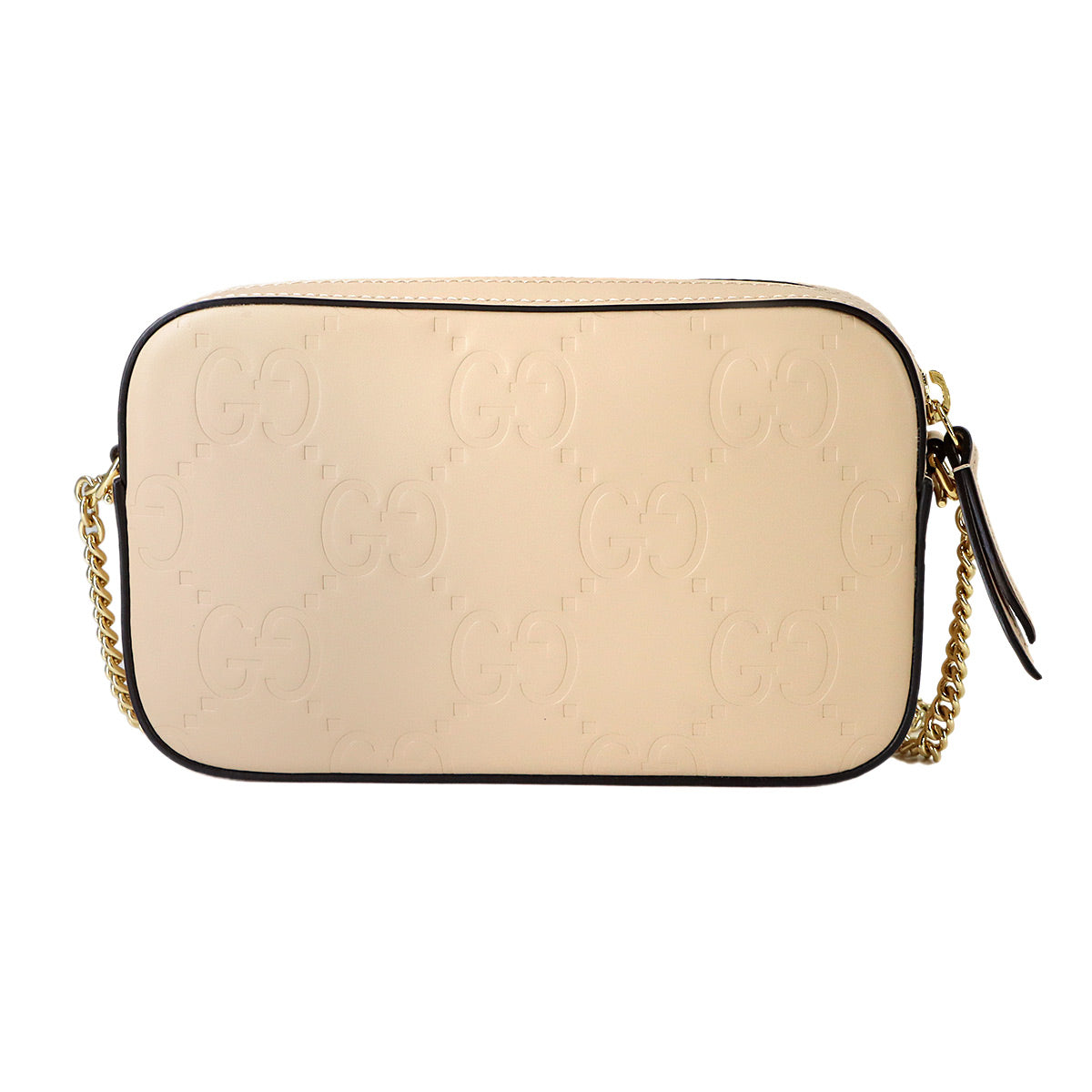 Jumbo GG Super Mini Chain Shoulder Bag Leather 781554