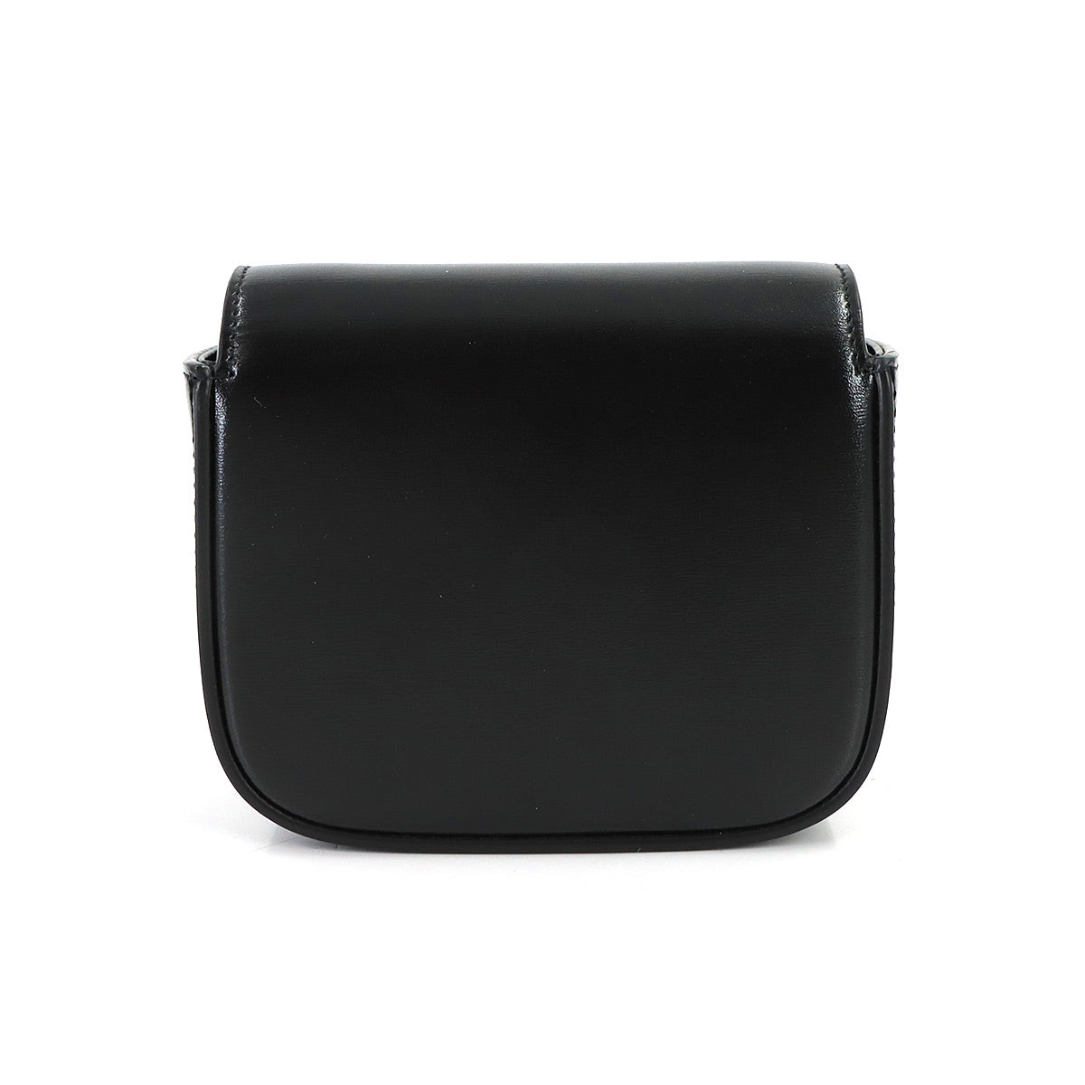 Triomphe Claude Mini Shoulder Bag Leather Black 10I513DPV