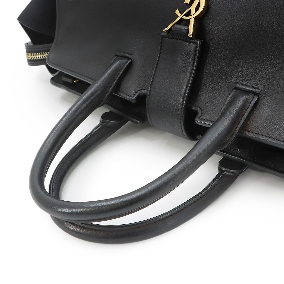 Downtown Cabas Hand Shoulder Bag Leather Black 436832