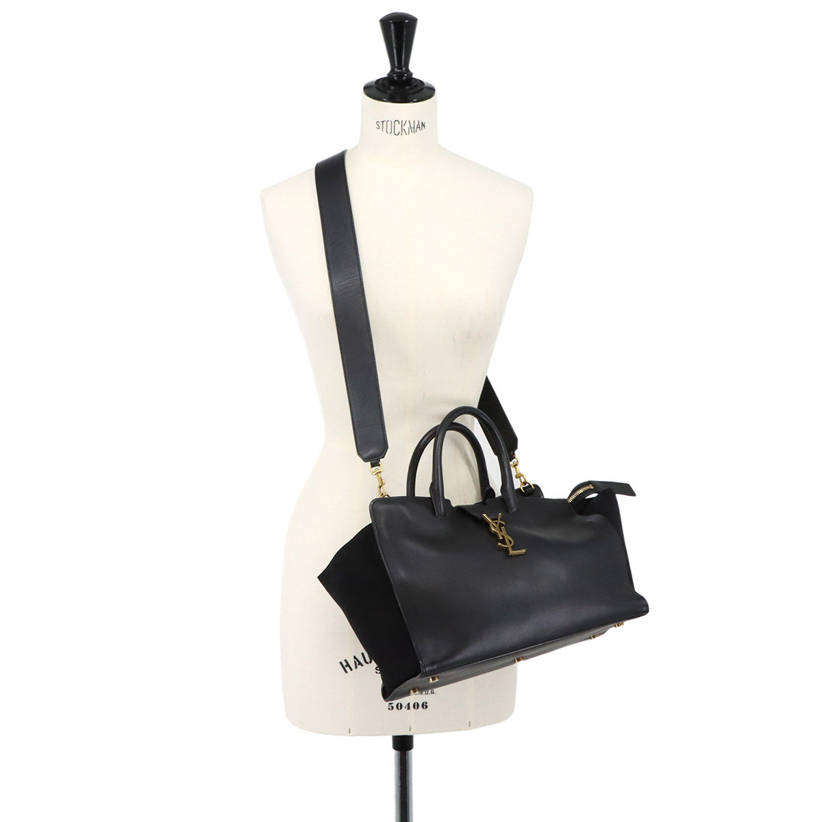 Downtown Cabas Hand Shoulder Bag Leather Black 436832
