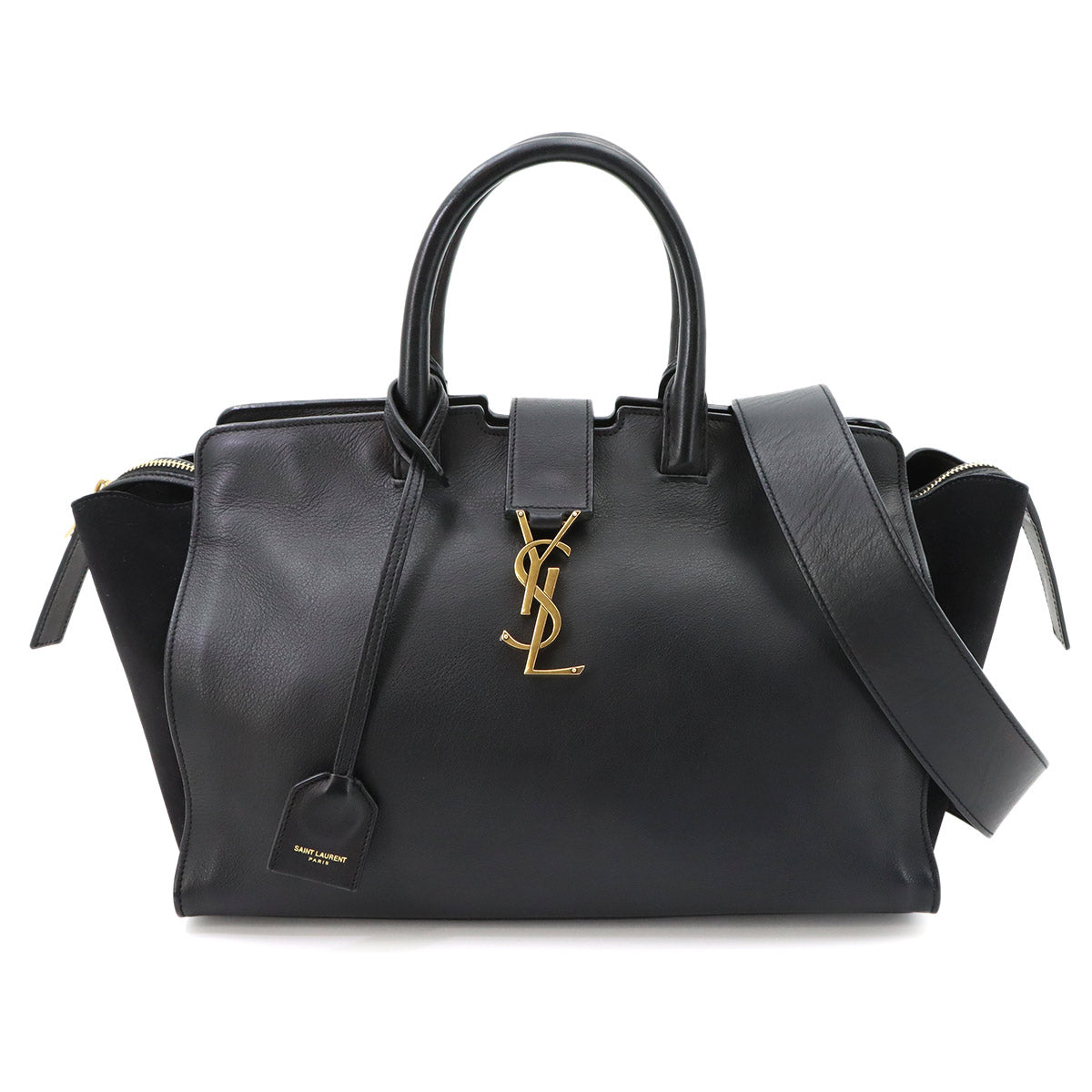 Downtown Cabas Hand Shoulder Bag Leather Black 436832