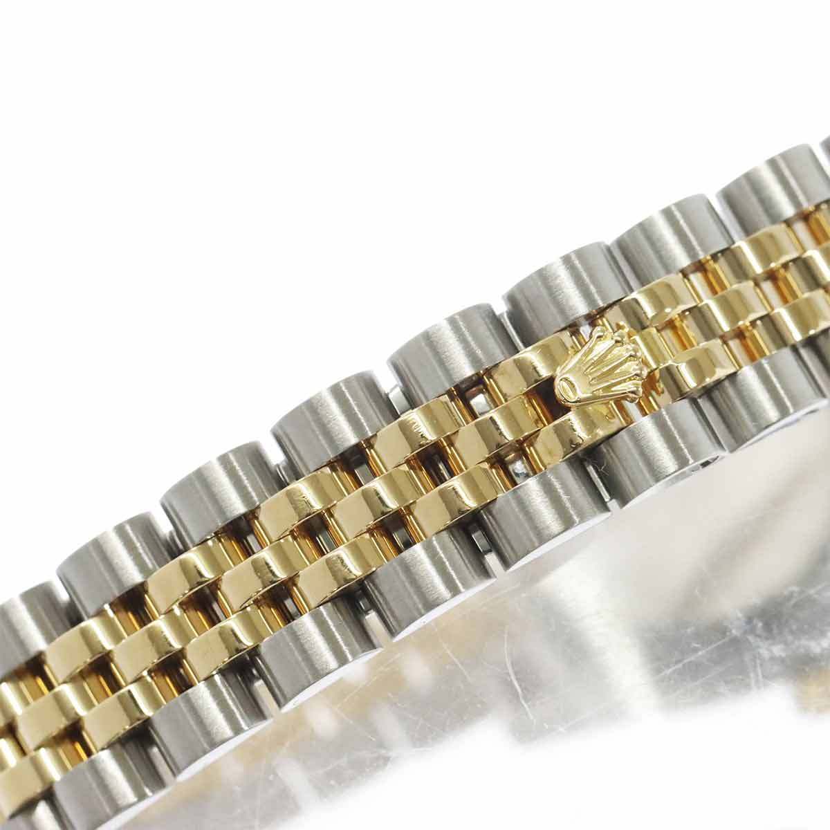 Datejust 179173 Serial D 750 YG White Dial Ladies Watch
