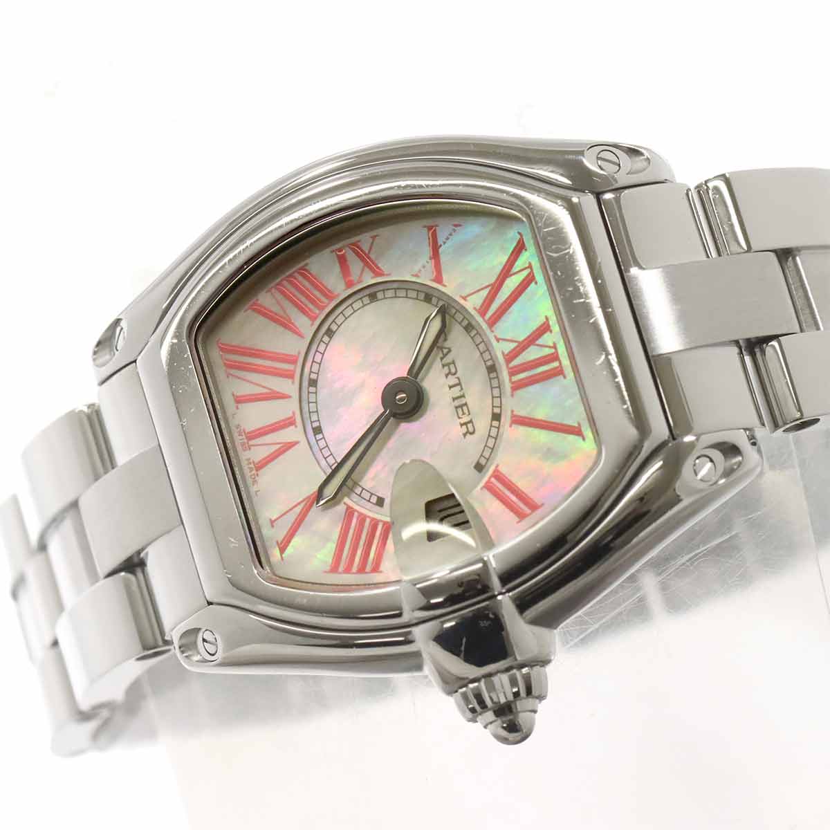 Roadster SM W6206006 2008 Christmas Quartz White Shell Dial