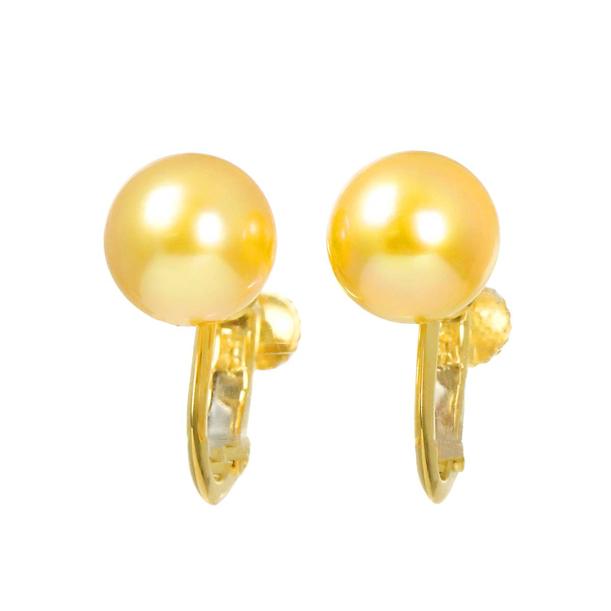 Akoya Pearl 8.0mm Earrings 18K YG 750