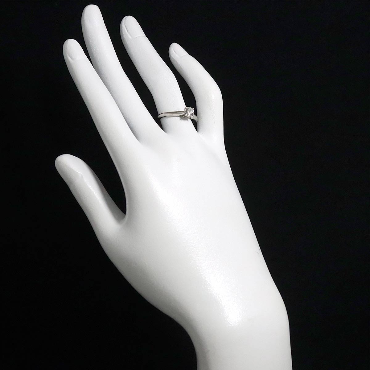 Diamond 0.44ct E/IF/3EX Ring Platinum size53 6-6.25(US)