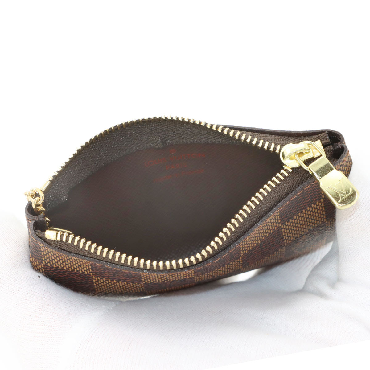 Damier Pochette Cles Coin Case Key Case Ebene N62658
