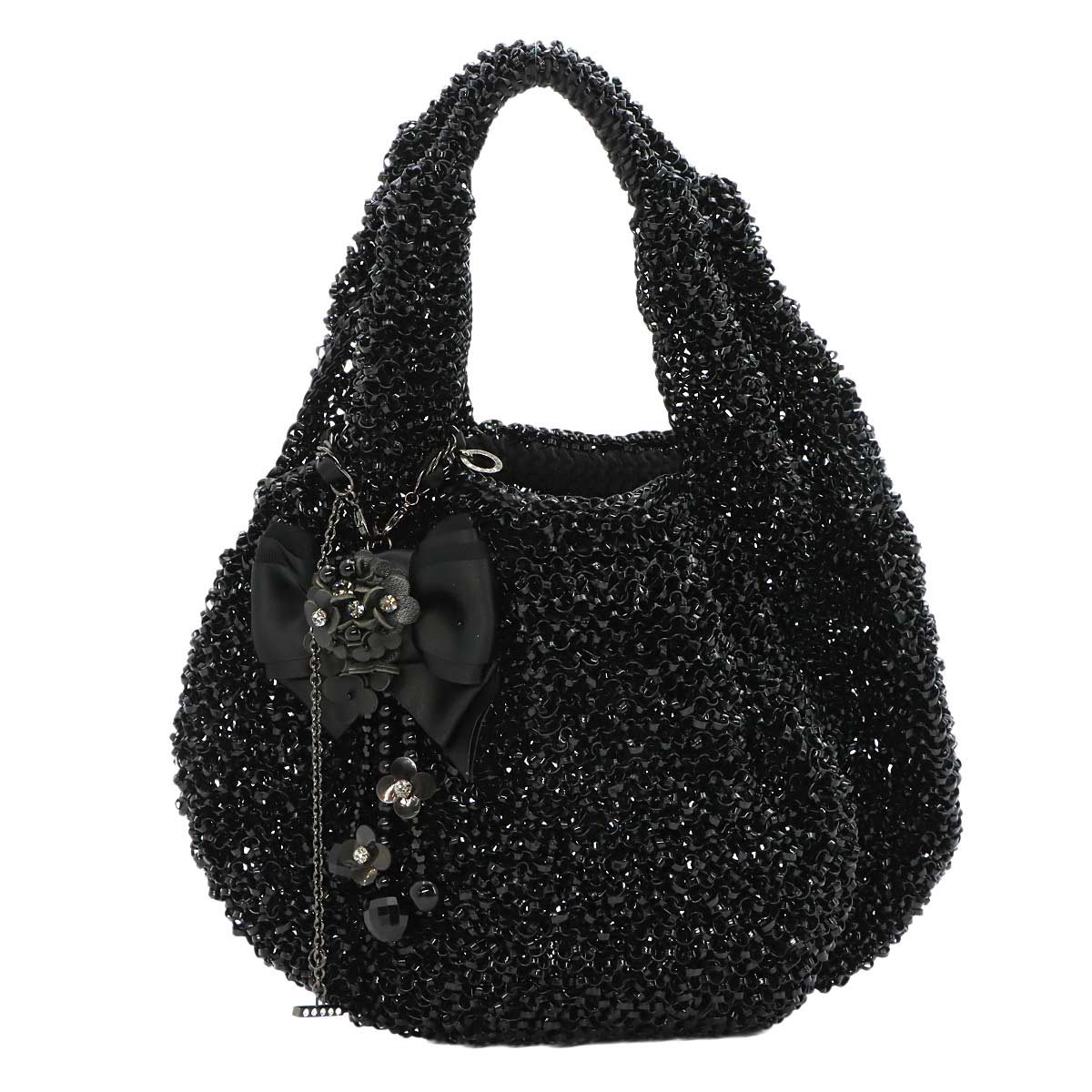 Wire Tote Bag PVC Black