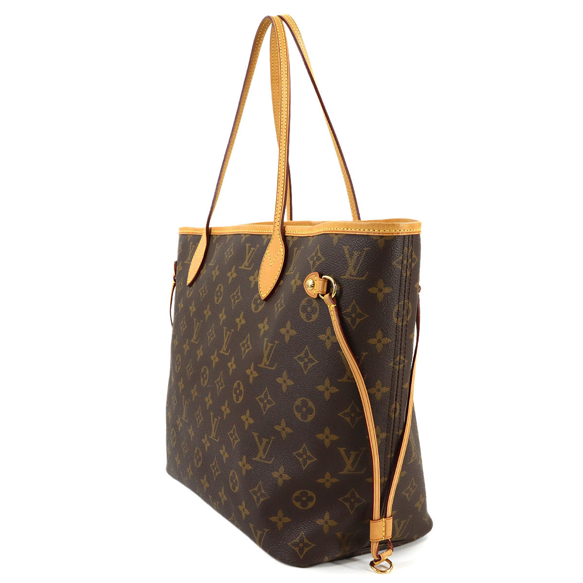 Monogram Neverfull MM Tote Bag Brown Beige M40156 Purse