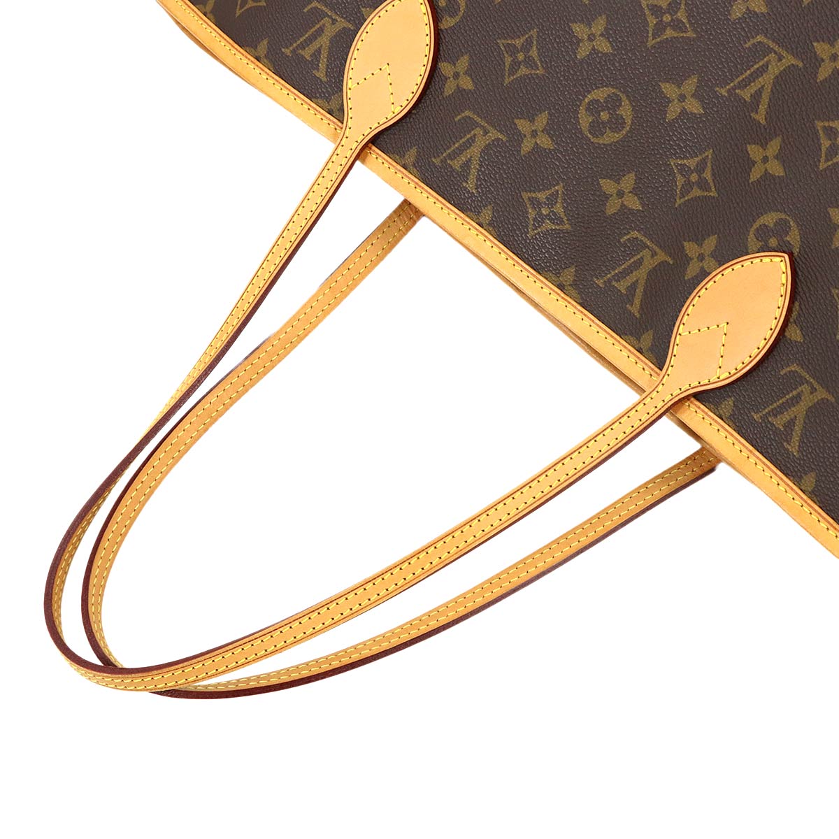 Monogram Neverfull MM Tote Bag Brown Beige M40156 Purse