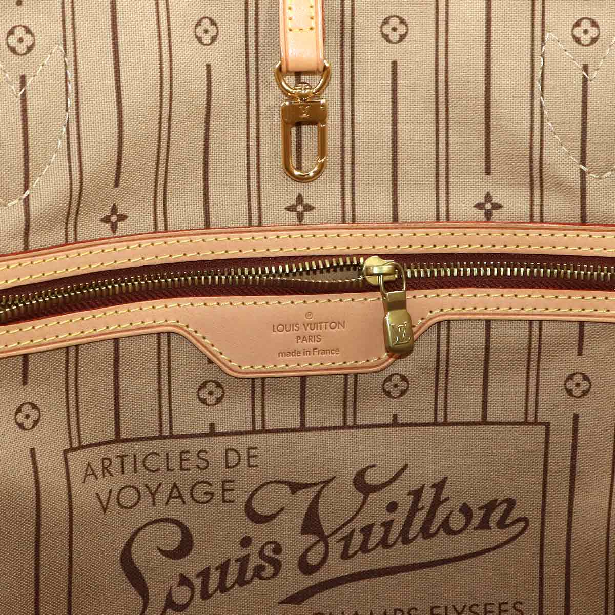 Monogram Neverfull MM Tote Bag Brown Beige M40156 Purse