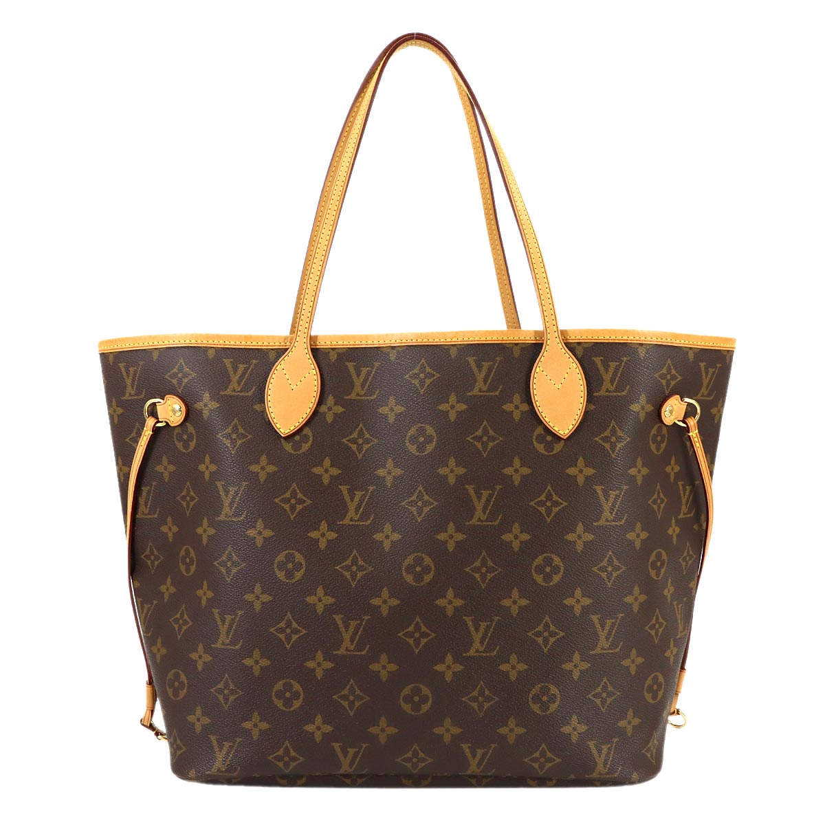 Monogram Neverfull MM Tote Bag Brown Beige M40156 Purse