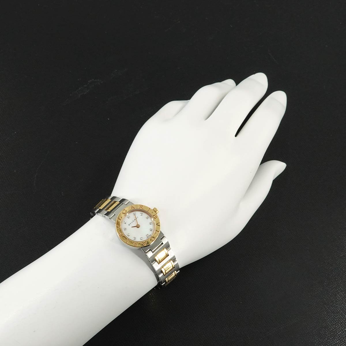 BVLGARIBVLGARI Two Tones BBP23SG 750 YG 12P Diamond Ladies