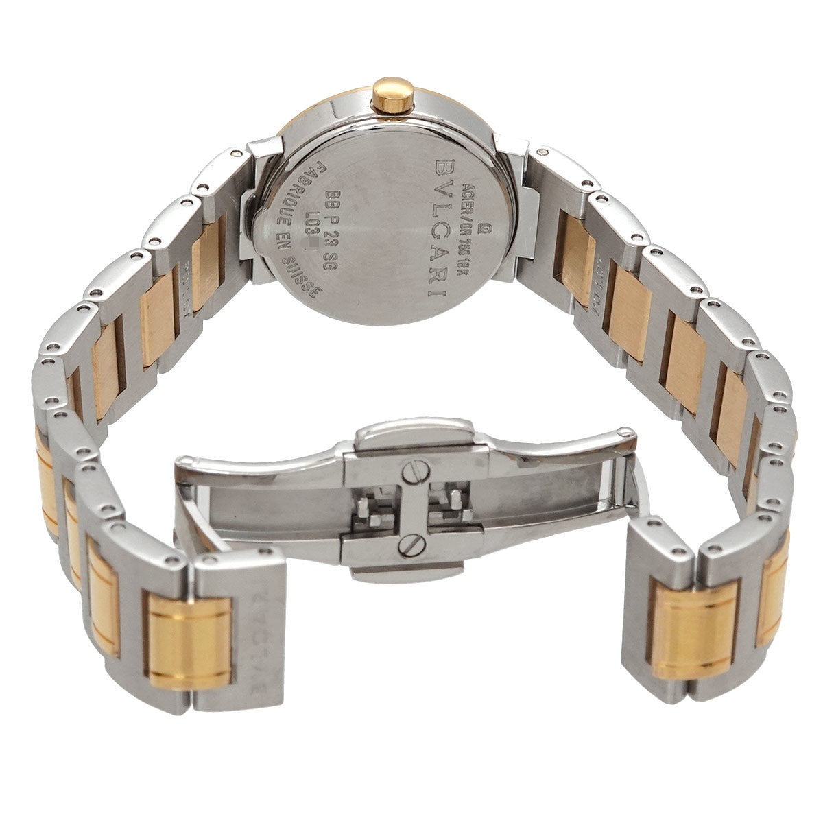 BVLGARIBVLGARI Two Tones BBP23SG 750 YG 12P Diamond Ladies