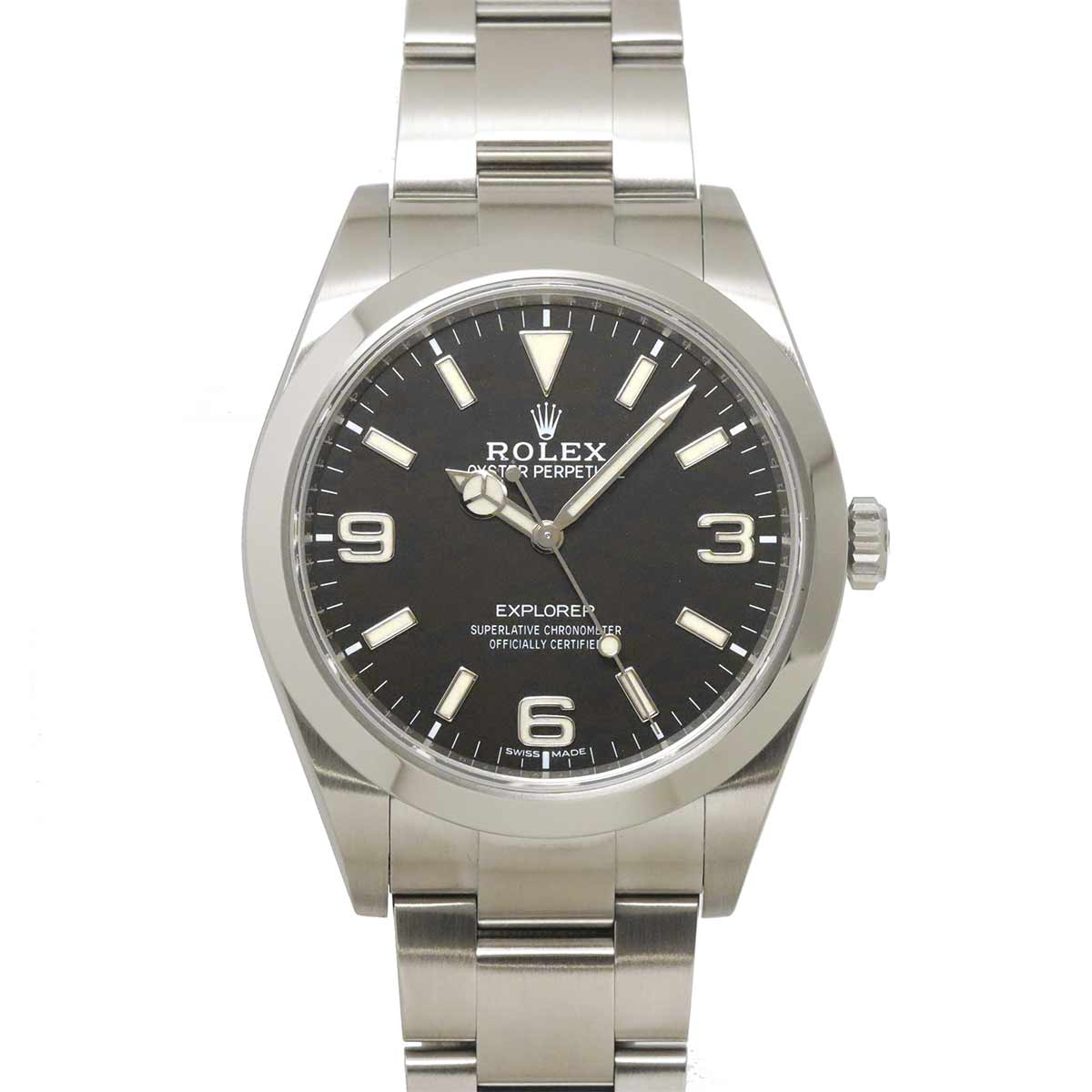 Explorer I 214270 Serial Random Automatic Black Dial Mens