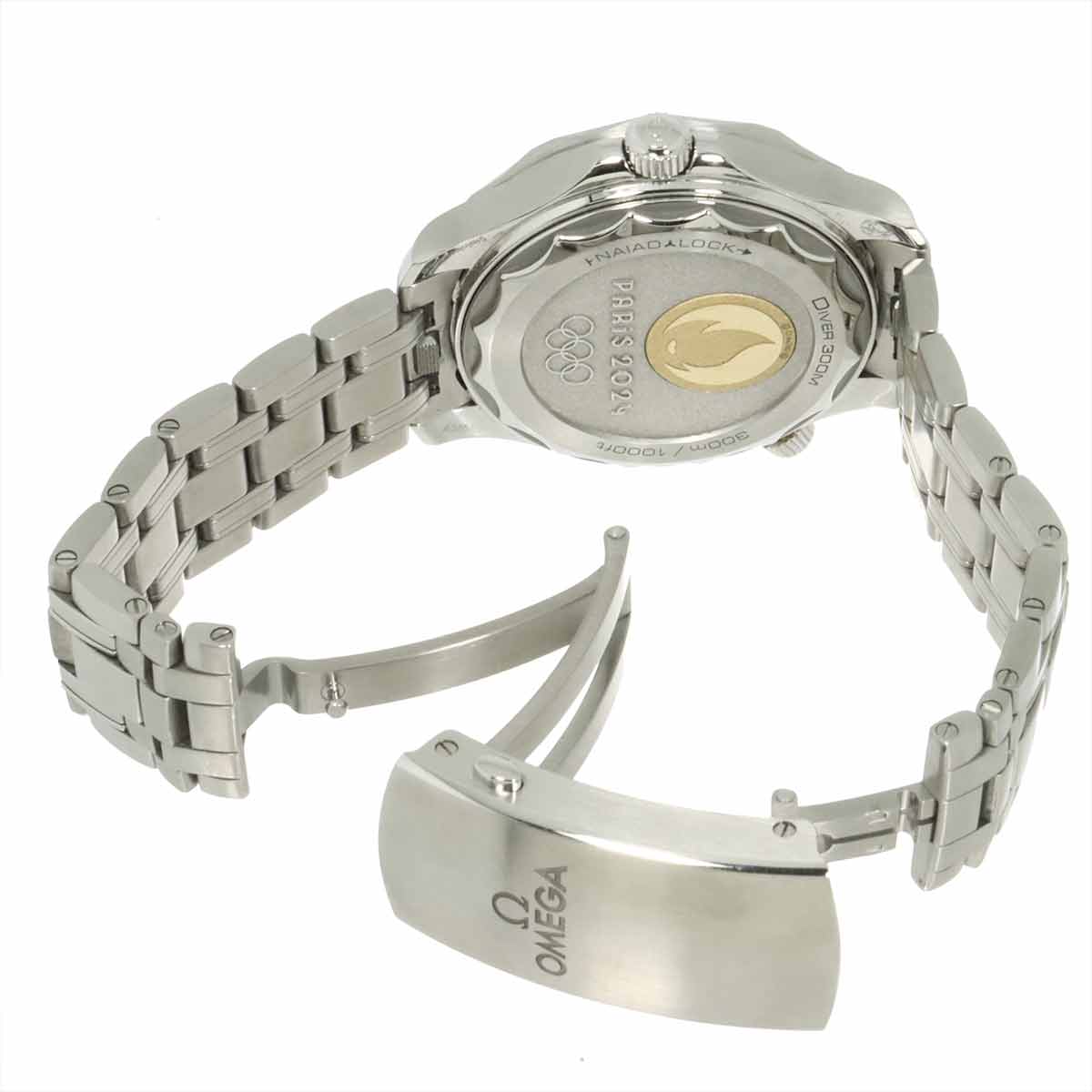Seamaster Paris 2024 522 21 42 20 04 001 K18YG White Dial