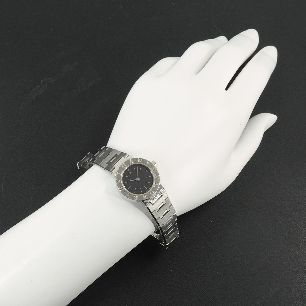 BVLGARIBVLGARI BB23SS Quartz Black Dial Ladies Watch