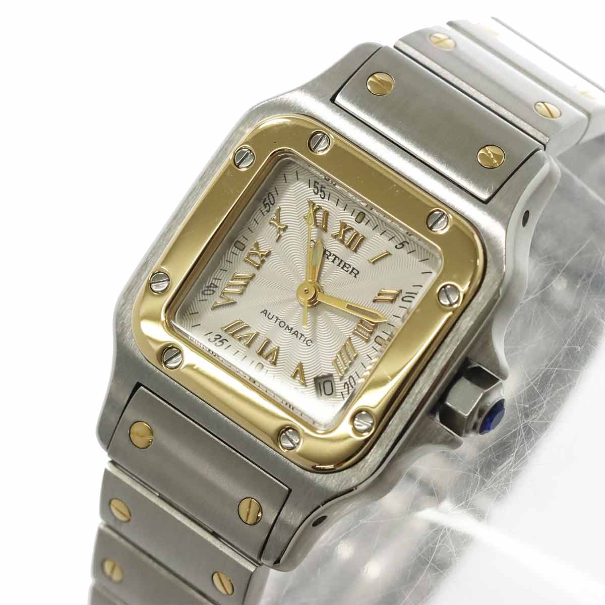 Santos Galbee SM W20045C4 Silver Dial Automatic Ladies