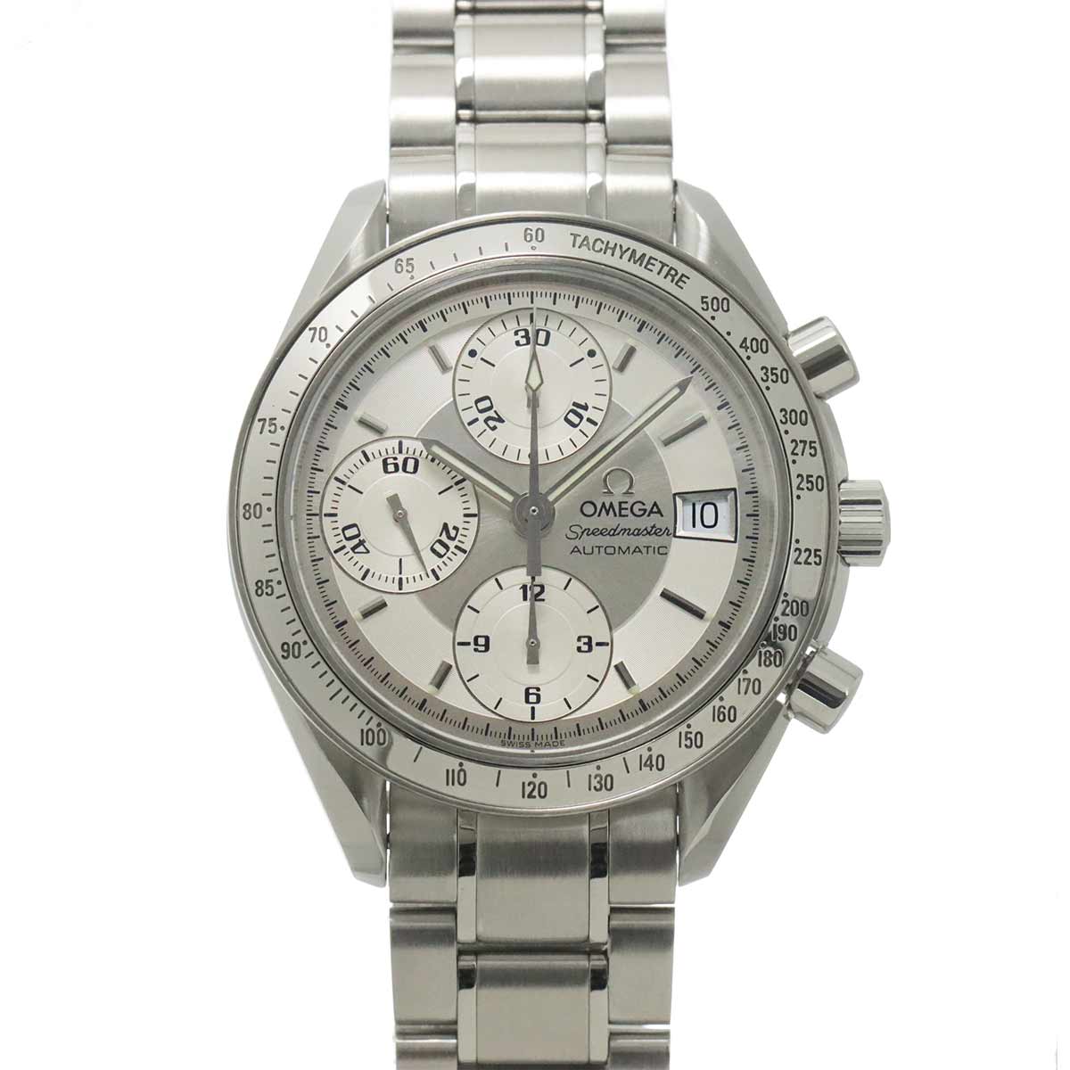 Speedmaster Date 3513 30 Chronograph Automatic Silver Dial Mens