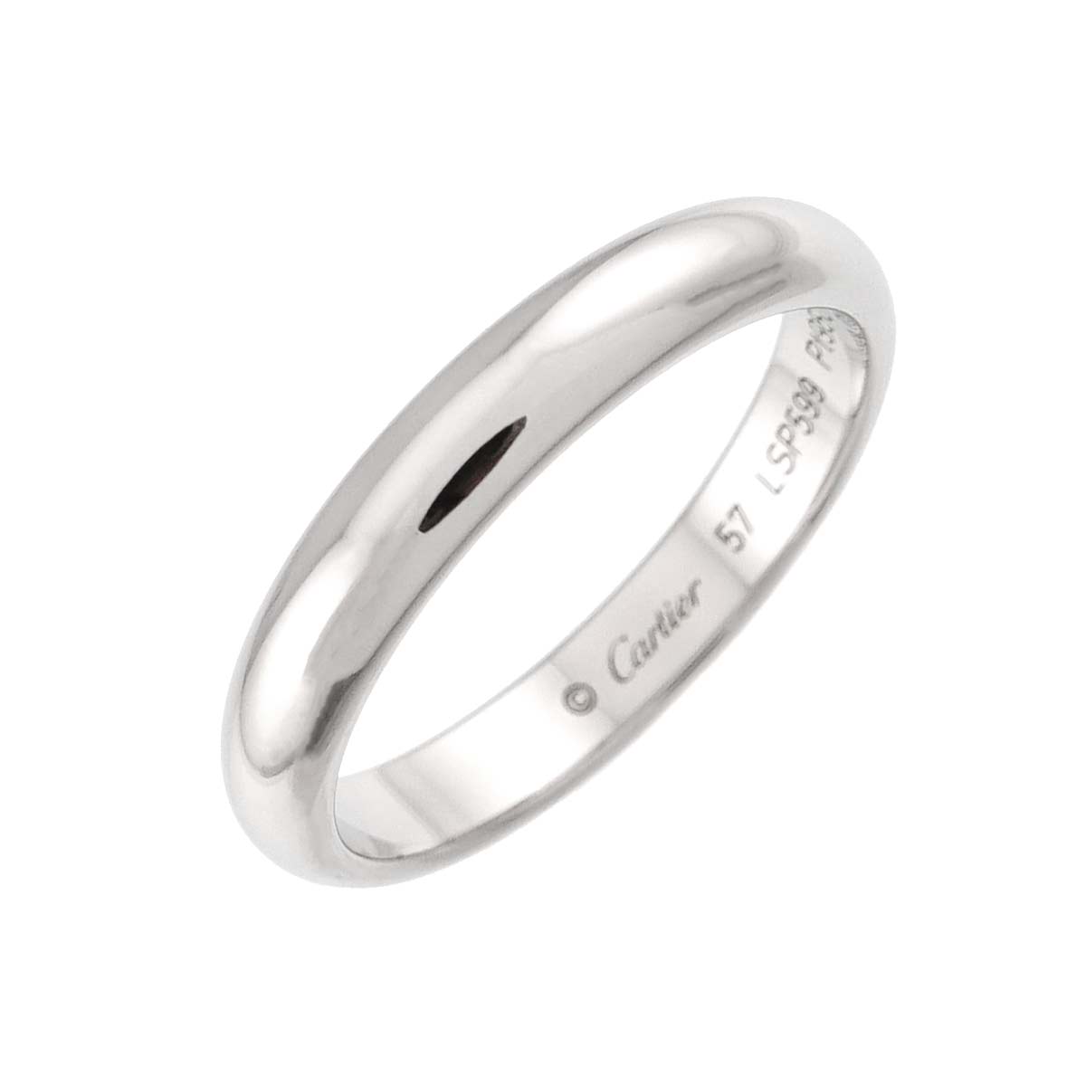 1895 Classic Band Ring Platinum Size57 7.5-7.75(US)