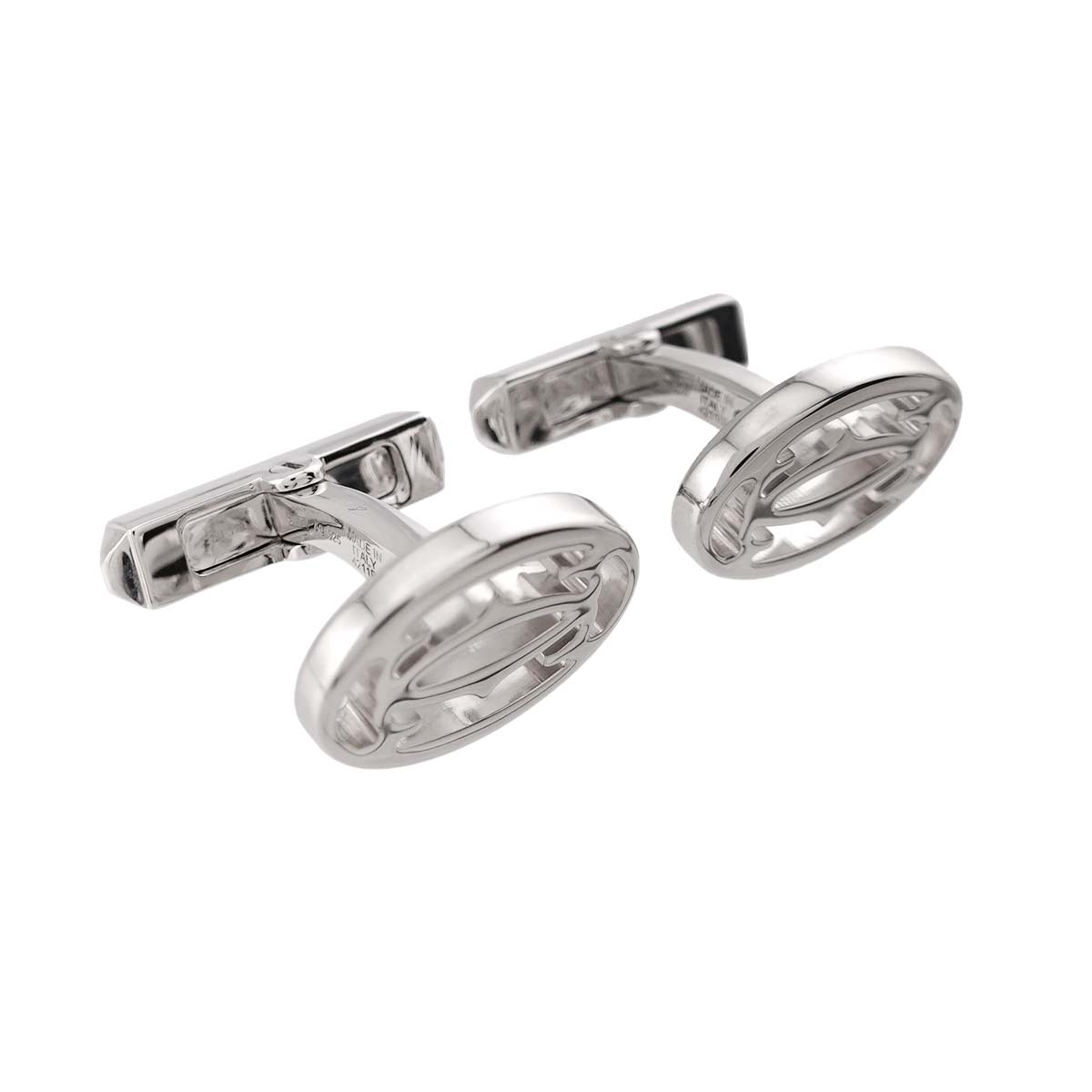 Double C de Cuff Links Silver 925
