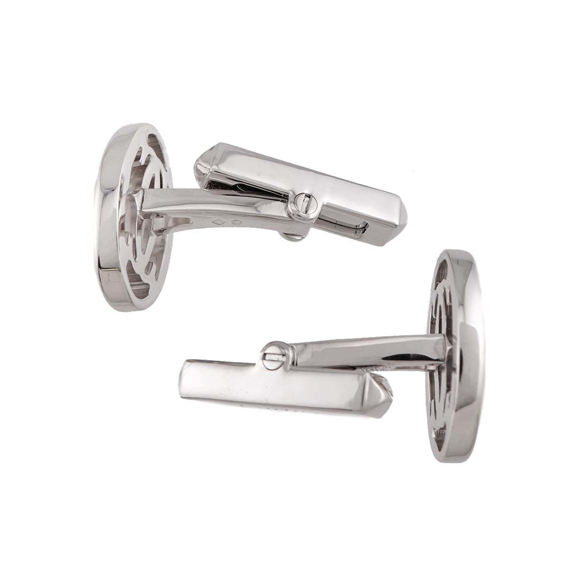 Double C de Cuff Links Silver 925