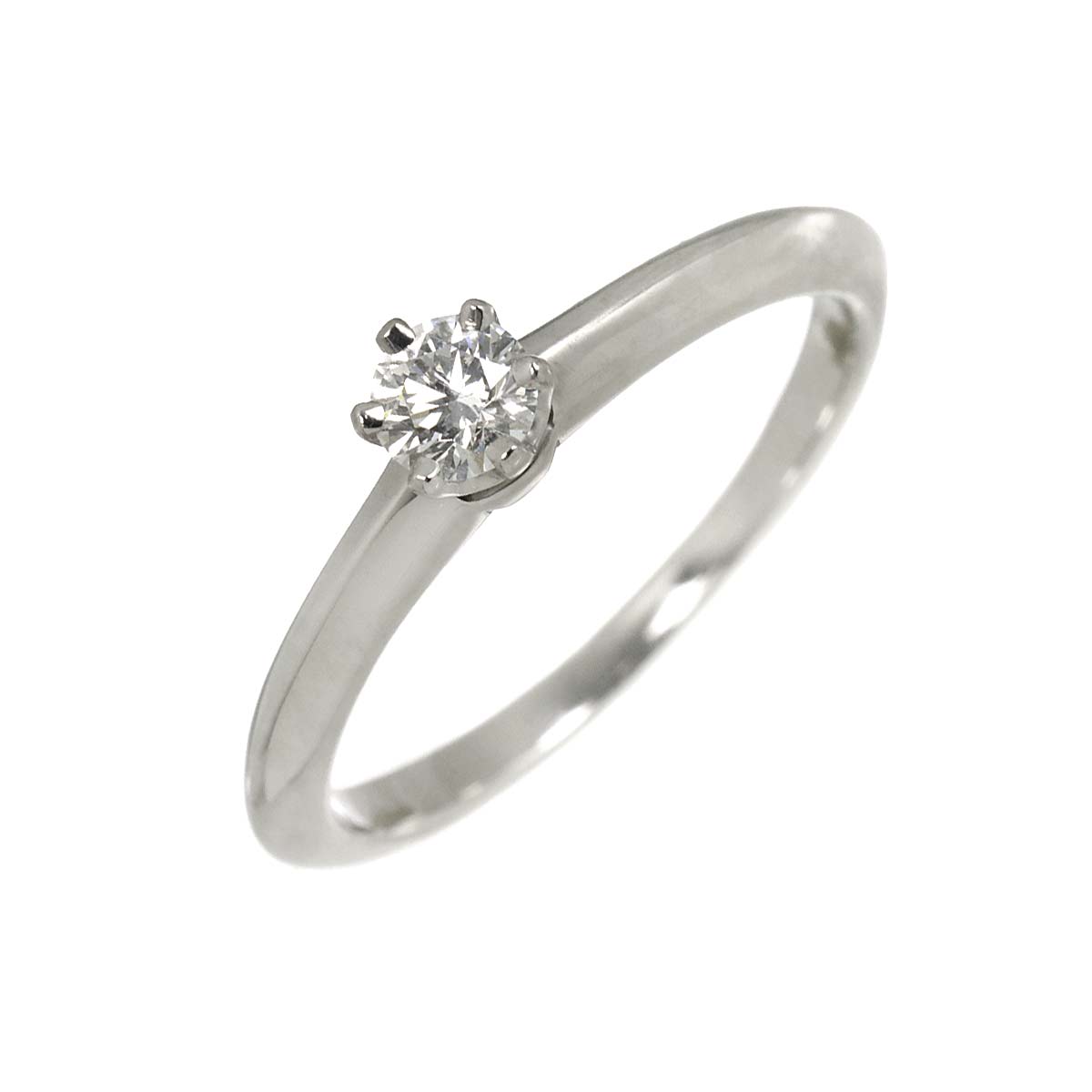 Diamond 0.19ct Ring Pt 5.5-5.75(US)