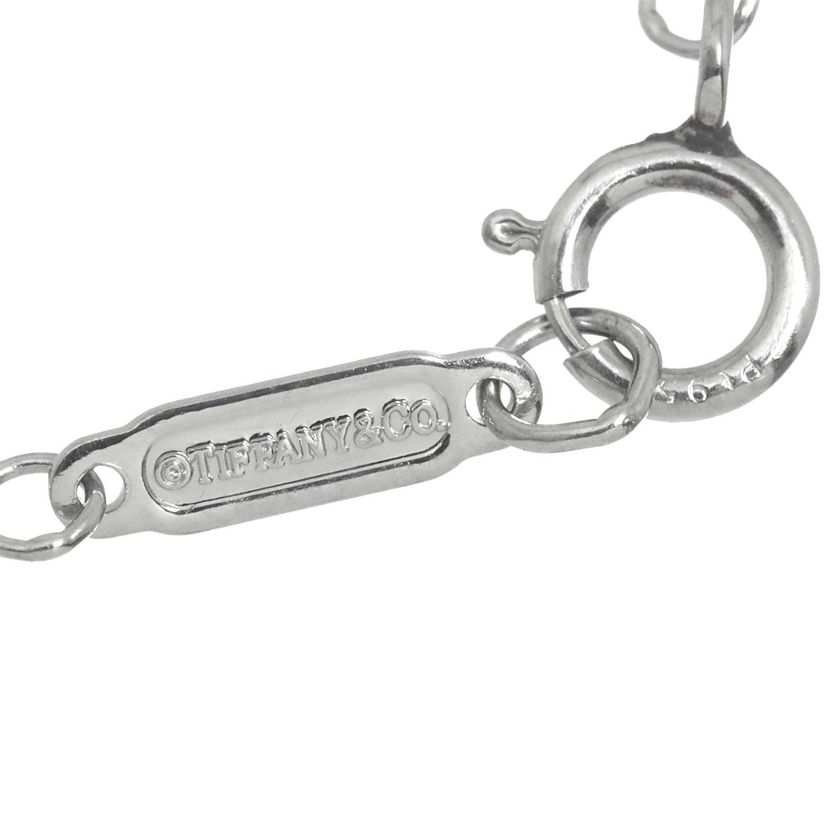 Open Circle SM Diamond Necklace Pt Platinum