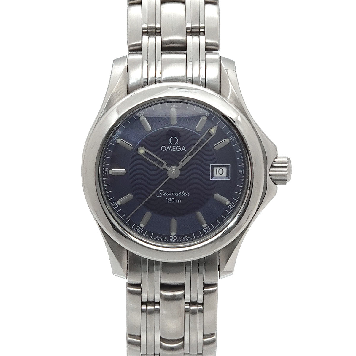 Seamaster 120m 2571.81 Date Quartz Blue Dial Ladies Watch