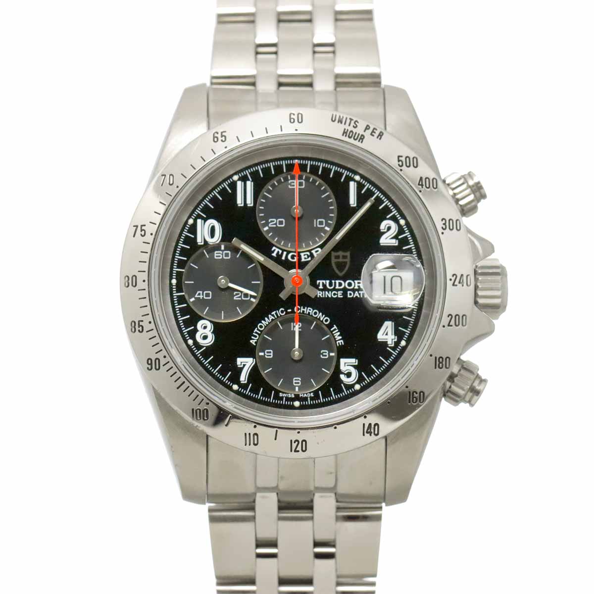 Chrono Time Prince Date 79280 Date Automatic Black Dial Mens