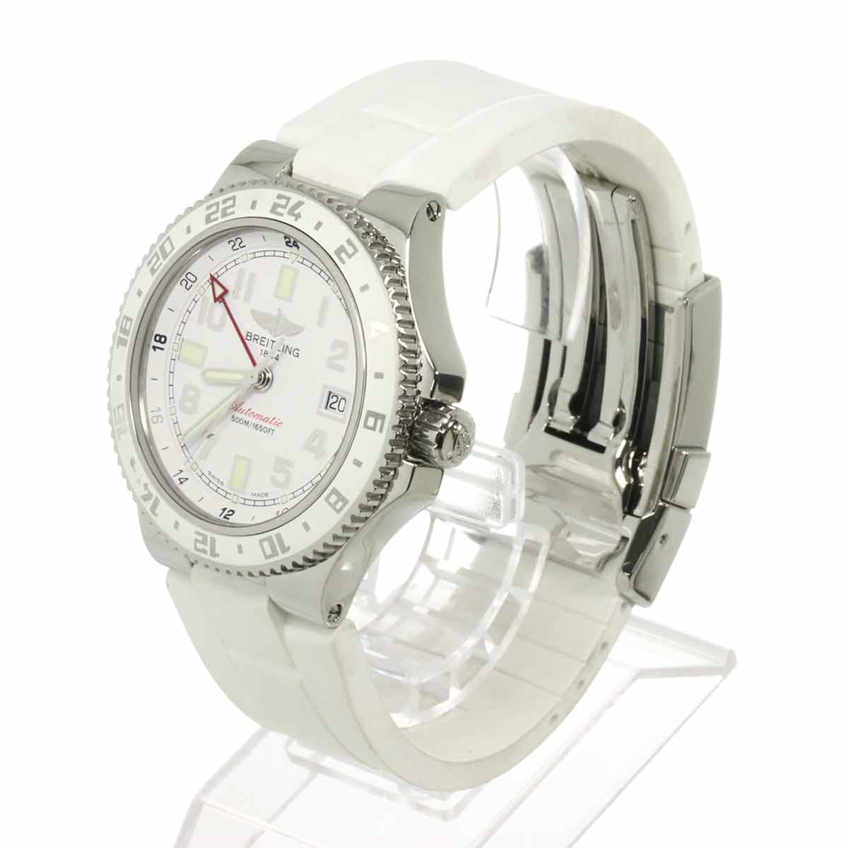 Super Ocen GMT A32380 White Dial Automatic Mens Watch