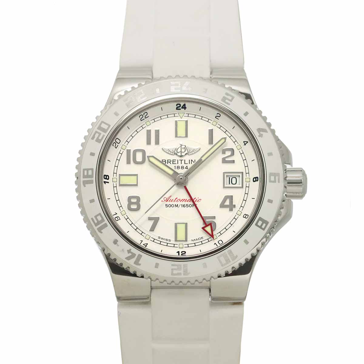 Super Ocen GMT A32380 White Dial Automatic Mens Watch