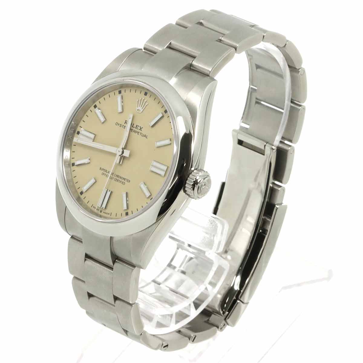 Oyster Perpetual 134300 Serial Random Automatic Pistachio Dial