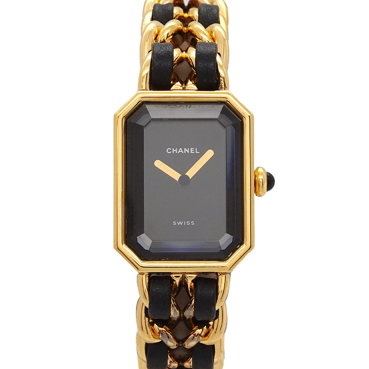 Premiere Size S H0001 Vintage Quartz Black Dial Ladies Watch