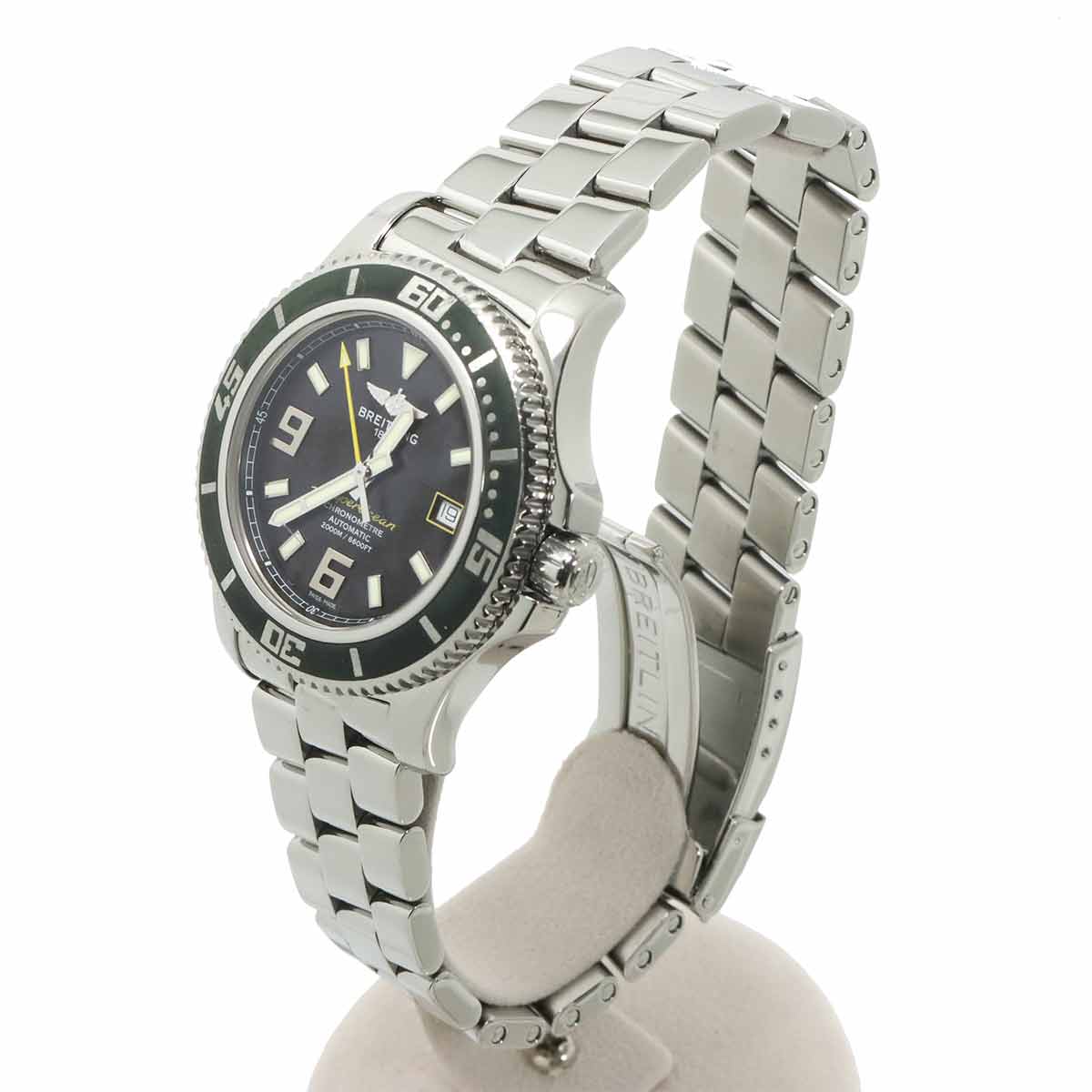 Super Ocen 44 A17391 Black Dial Automatic Mens Watch