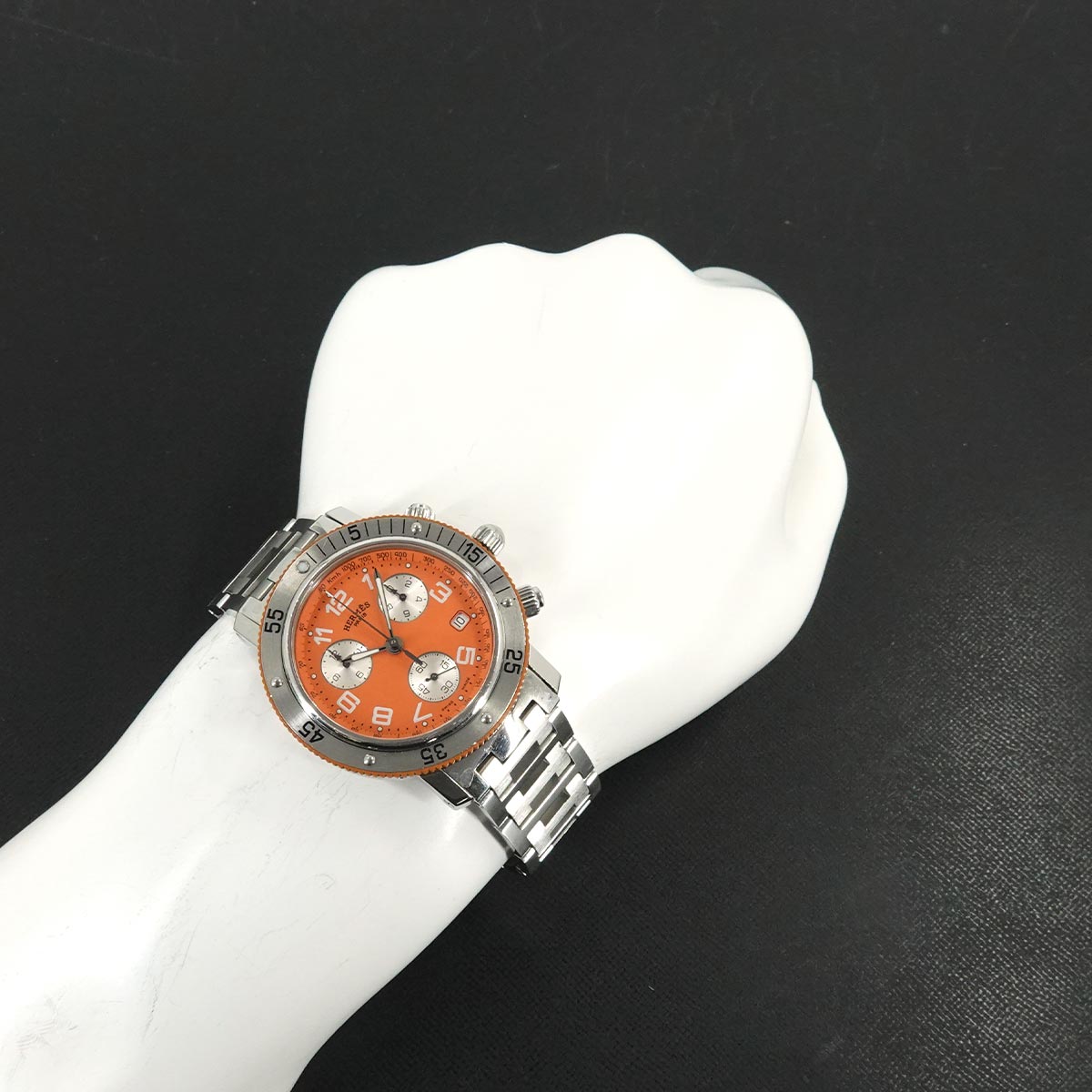 Clipper Diver CL2.916 Chronograph Quartz Orange Dial Mens