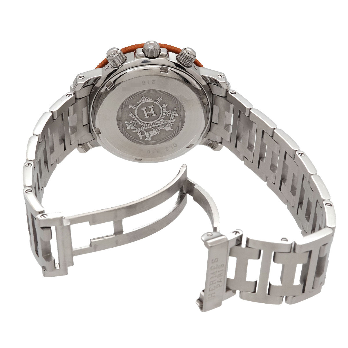 Clipper Diver CL2.916 Chronograph Quartz Orange Dial Mens